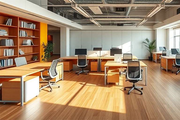 Suelos de madera natural para oficinas